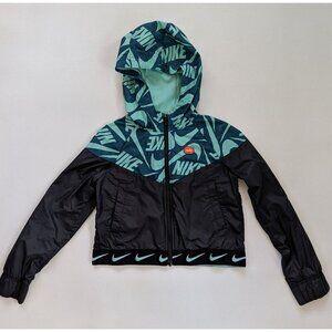 Kids Nike Windrunner Windbreaker Boys Girls Teal Size M Age 10 - 11